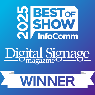 2025 InfoComm Best of Show seal